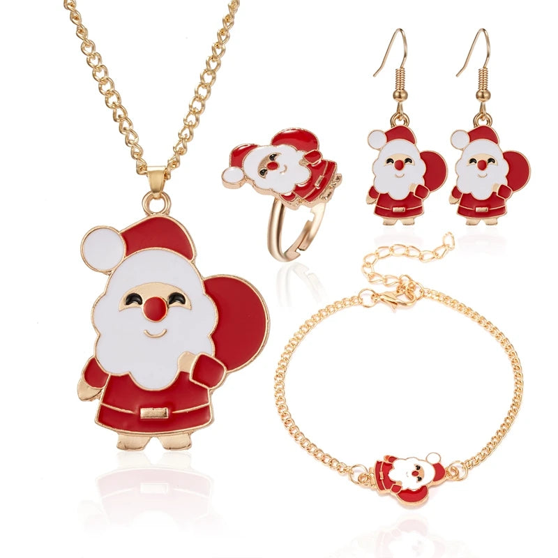 Lavinna™ “Holiday Cheer” Christmas Jewelry Set – 4 Pieces
