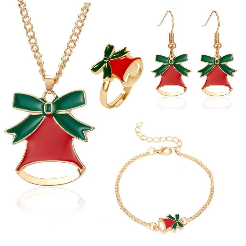 Lavinna™ “Holiday Cheer” Christmas Jewelry Set – 4 Pieces