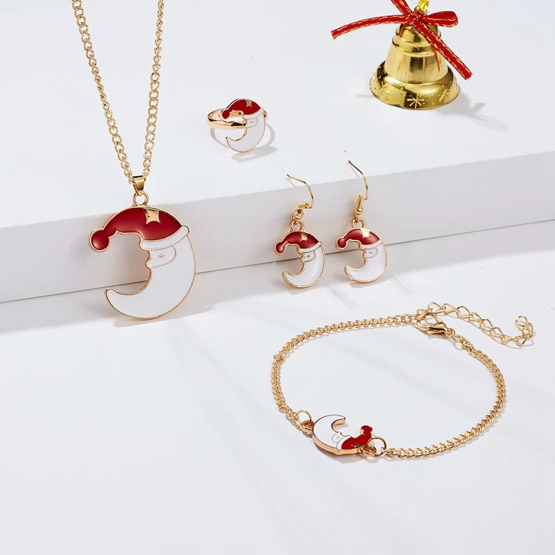 Lavinna™ “Holiday Cheer” Christmas Jewelry Set – 4 Pieces