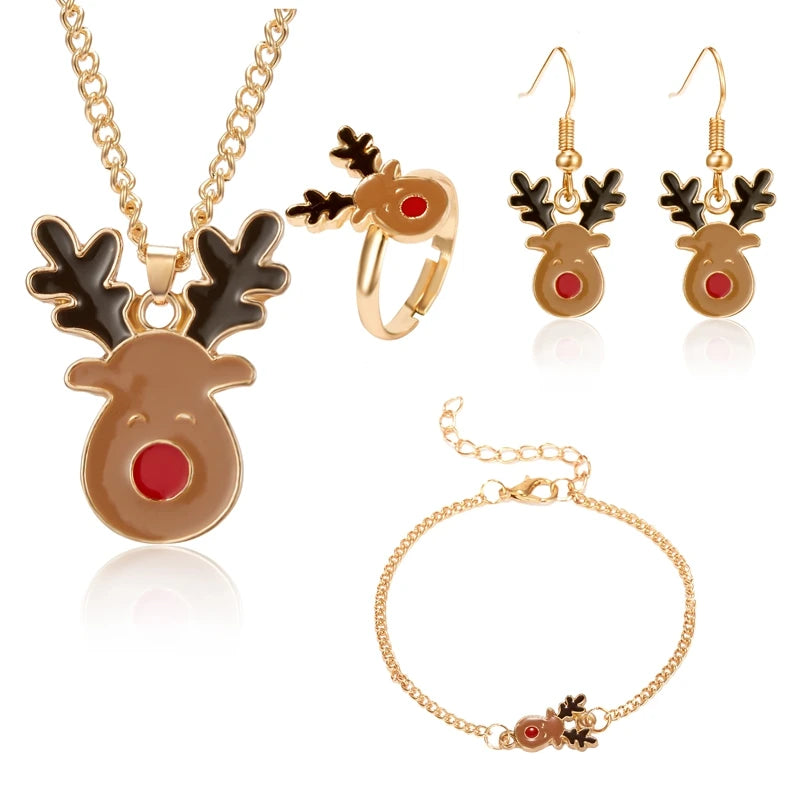 Lavinna™ “Holiday Cheer” Christmas Jewelry Set – 4 Pieces