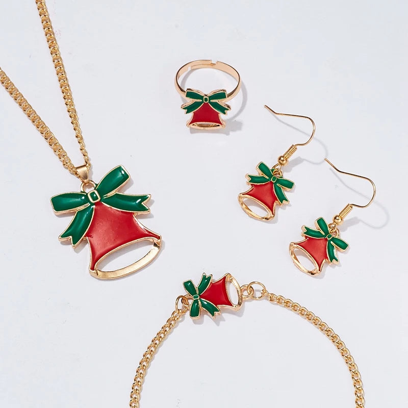 Lavinna™ “Holiday Cheer” Christmas Jewelry Set – 4 Pieces