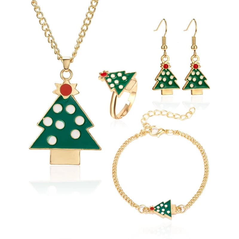 Lavinna™ “Holiday Cheer” Christmas Jewelry Set – 4 Pieces