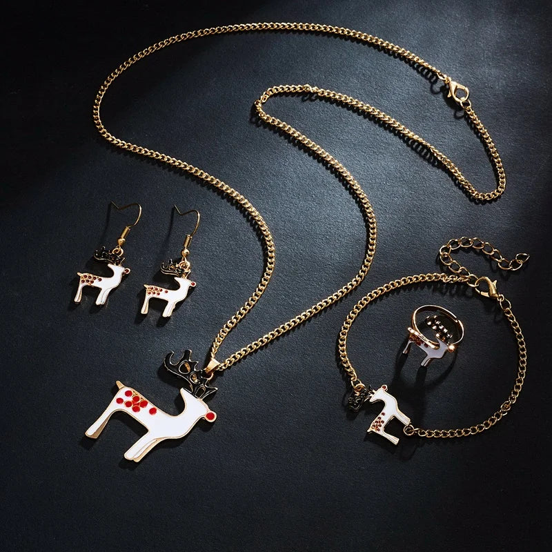 Lavinna™ “Holiday Cheer” Christmas Jewelry Set – 4 Pieces