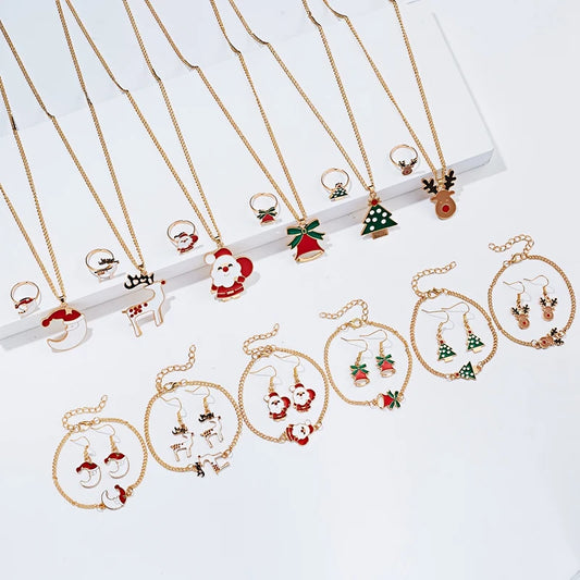Lavinna™ “Holiday Cheer” Christmas Jewelry Set – 4 Pieces
